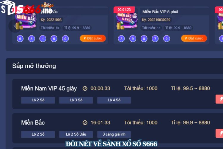 Đôi nét về sảnh xổ số S666