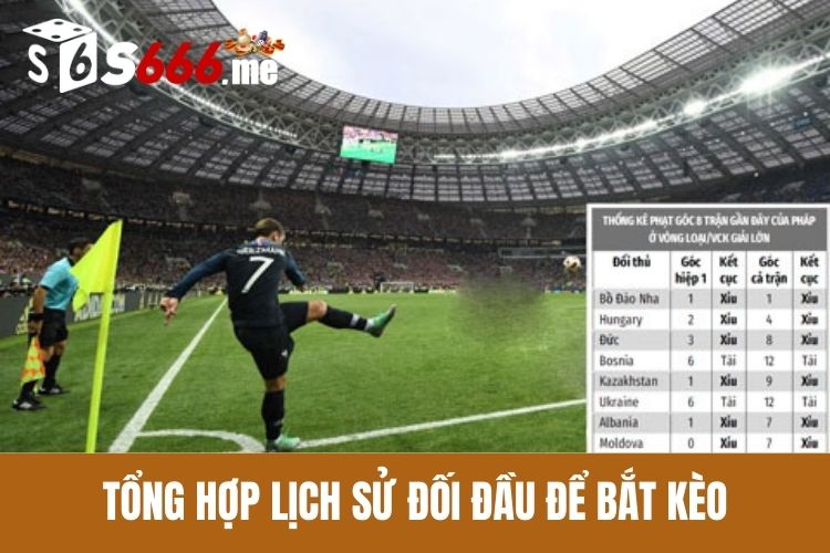 Tổng hợp lịch sử đối đầu để bắt kèo